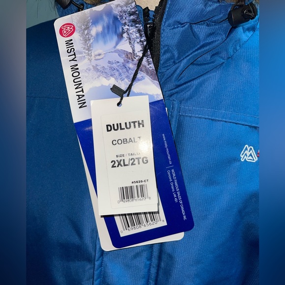 Misty mountain winter parka, 2XL blue BNWT - Picture 8 of 8